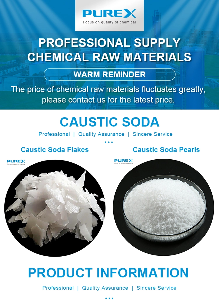 CAS 1310-73-2 Top Quality and Best Price Caustic Soda Flakes 99%/ Sodium Hydroxide Solid 99%