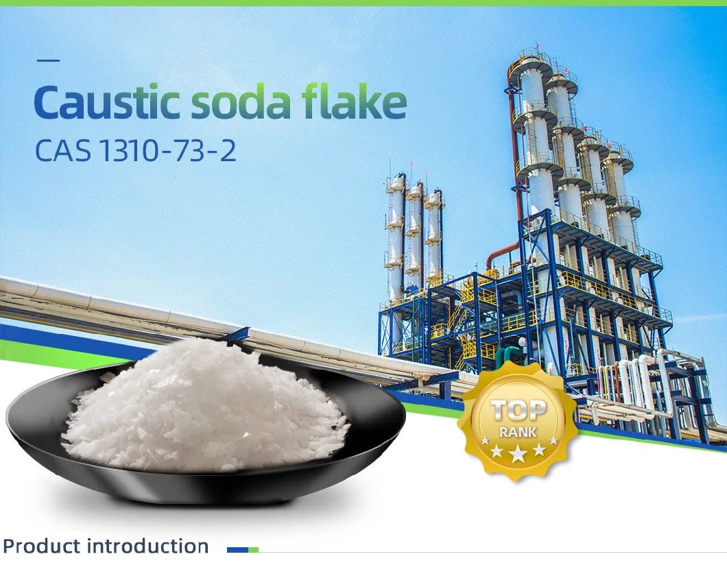 Naoh Industrial Grade Sewage Treatment White Flake Solid Soda Pearl 99% CAS 1310-73-2