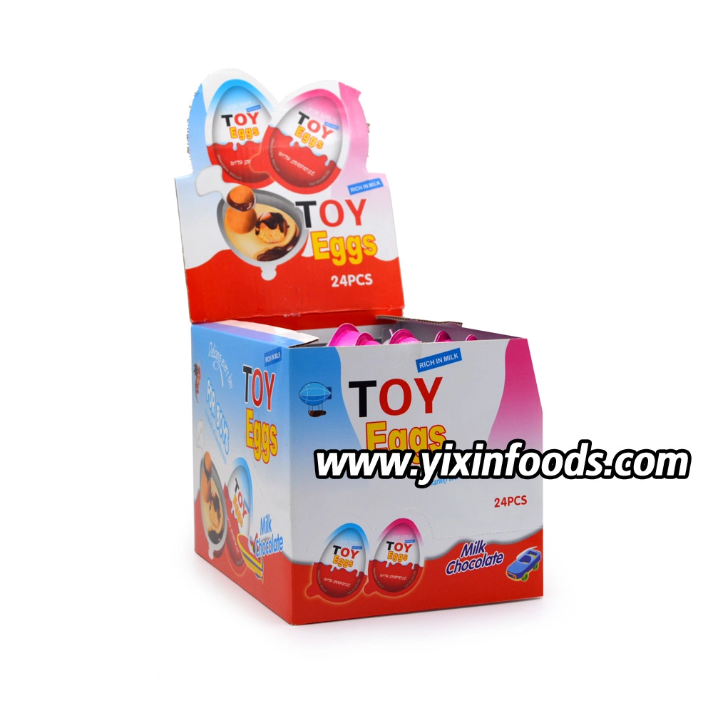 Supplier Custom Halal Surprise Egg Biscuit Toy Candy Chocolate Egg Biscuit