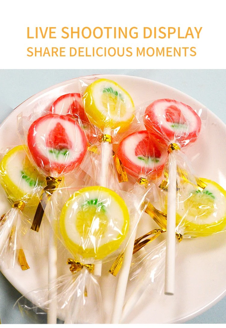 HACCP New Sugar Lollipop Fruit Flavored Hard Candy Children Favorite