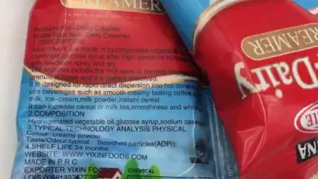 Leite em pó cremoso não lácteo mais vendido para a fábrica da China na África Ocidental