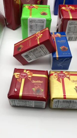 Atacado Halal FDA HACCP Certificação Qualidade Melhor Preço Natal/Halloween Feriado Biscoitos Wafer Doce Wafer Coração Leite/Composto Lácteo Chocolate Ao Leite